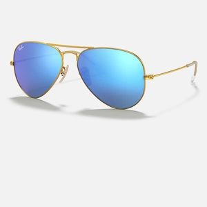 Rayban Aviator Flash Lenses Blue